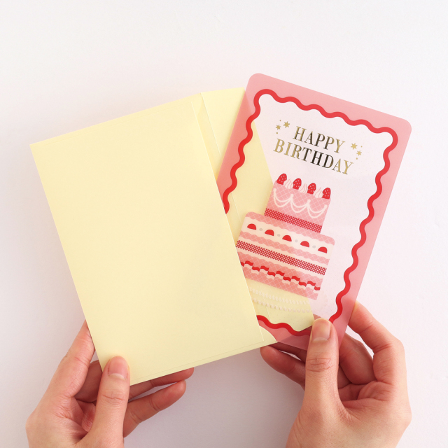 SCANDAL MANIA ファンクラブバースデーカードBirthdayCard クリアバースデーカード（pink） BDC-001 | デザインステーショナリー