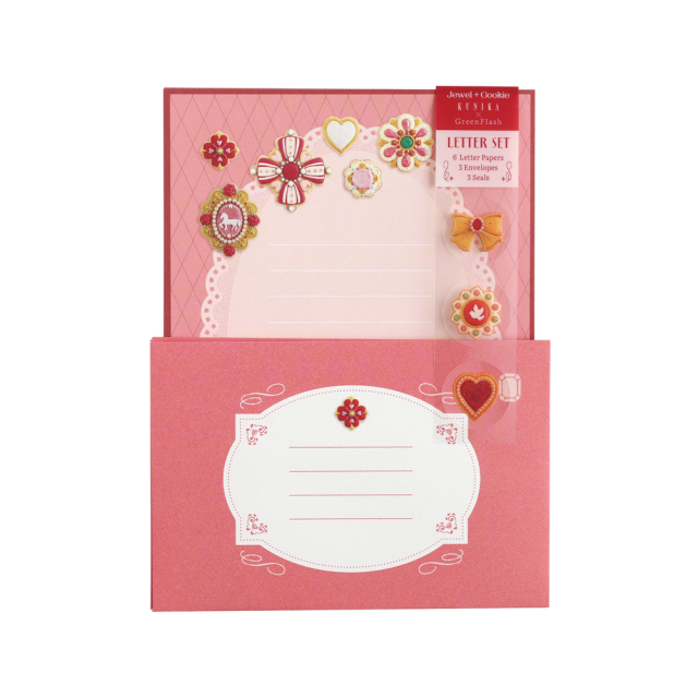 KUNIKA レターセット（pink） KG-041