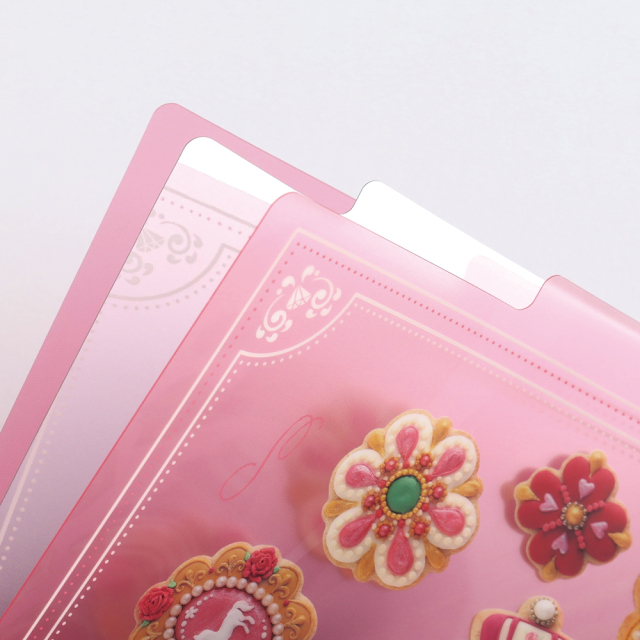 KUNIKA A5ポケットクリアファイル（pink） KG-049 | デザイン