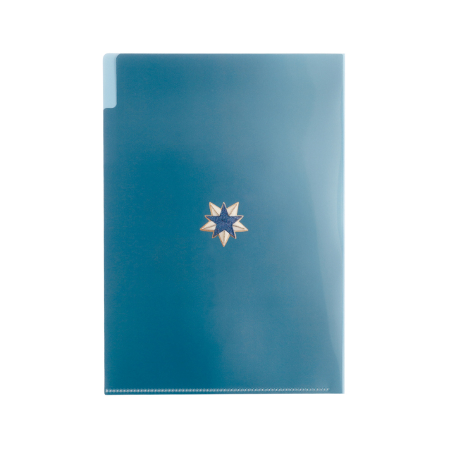 KUNIKA A5ポケットクリアファイル（blue） KG-050 | デザイン