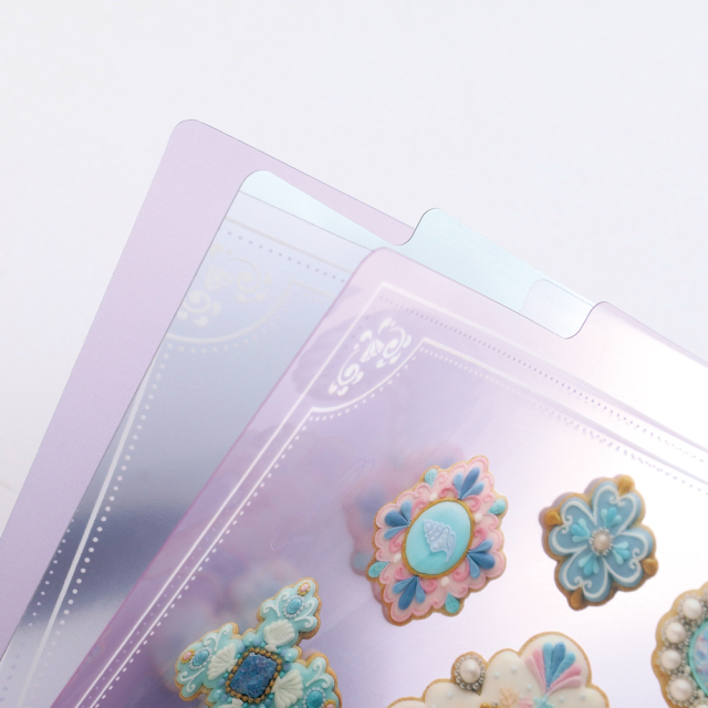 KUNIKA A5ポケットクリアファイル（purple） KG-052 | デザイン