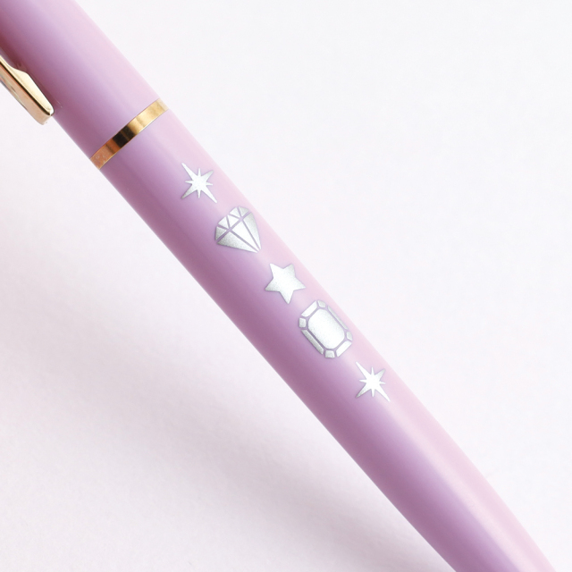 KUNIKA チャーム付きボールペン（purple） KG-056 | デザイン