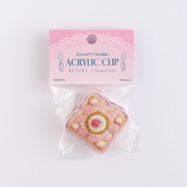 KUNIKA アクリルクリップ（flower） KG-057