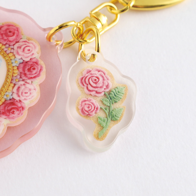 KUNIKA 2連アクリルキーホルダー（flower） KG-059 | デザイン