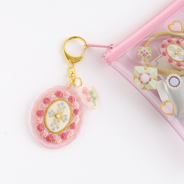 KUNIKA 2連アクリルキーホルダー（flower） KG-059 | デザイン