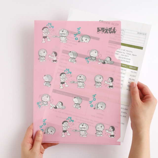 ドラえもん クリアファイルセット（pink）DG-418 | デザイン