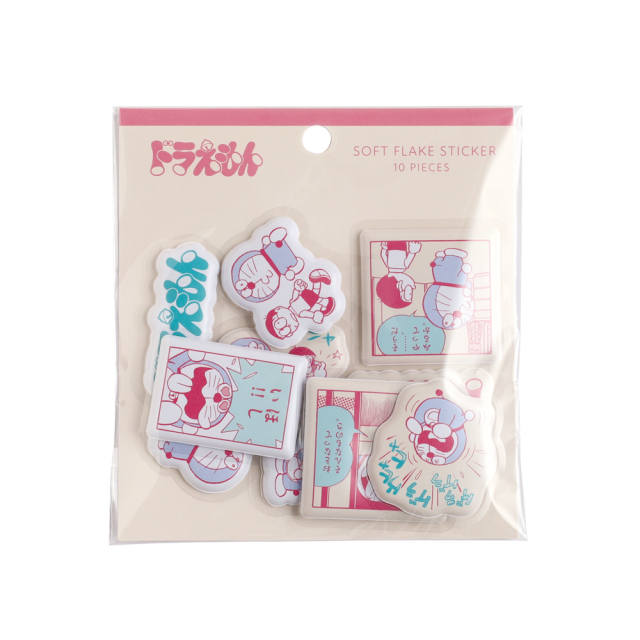 ドラえもん ぷっくりフレークシール(cream)DG-424