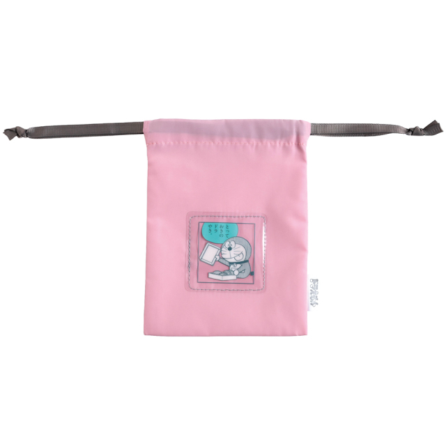 ドラえもん 巾着（pink）DG-450