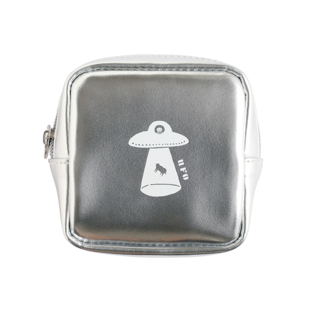 ミカクニン 合皮BOXポーチ(UFO) MN-046