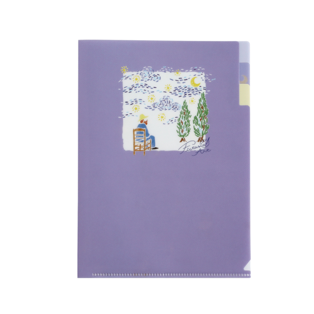 Fictasia Art A5ポケットクリアファイル(月夜) FA-026