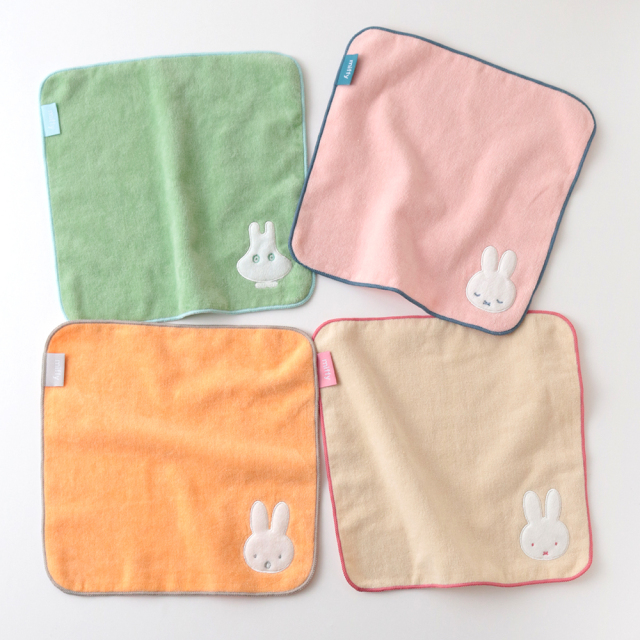 miffy タオルハンカチ＜green＞ BM-186 | デザインステーショナリーの