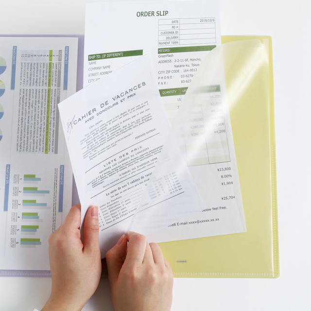 miffy A4ポケットクリアファイル<purple> BM-264 | デザイン