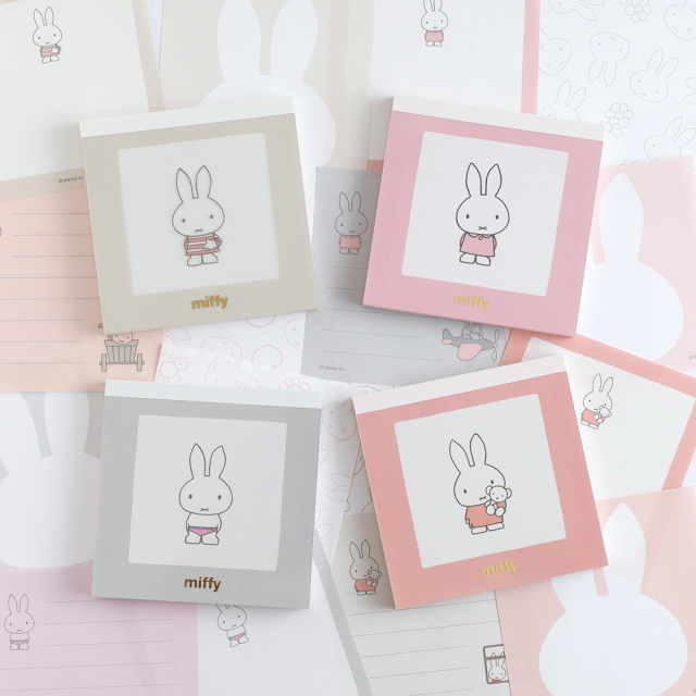 miffy メモパッド・スクエア（beige） BM-430 | デザイン