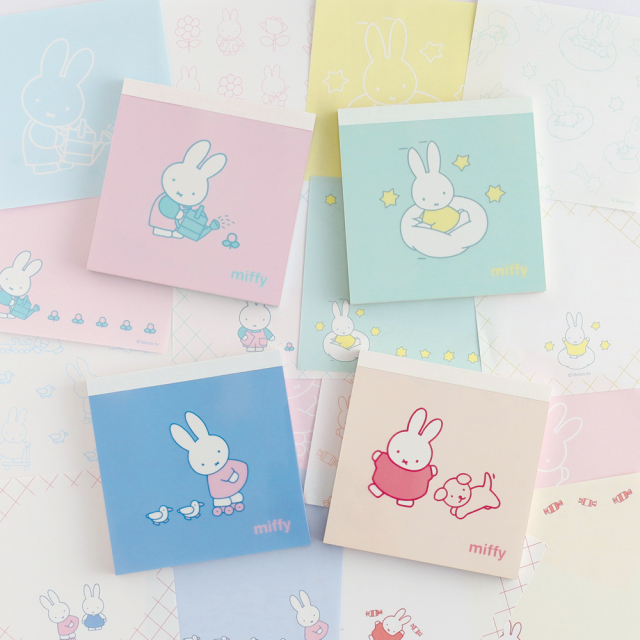 miffy メモパッド・スクエア（star） BM-472 | デザイン