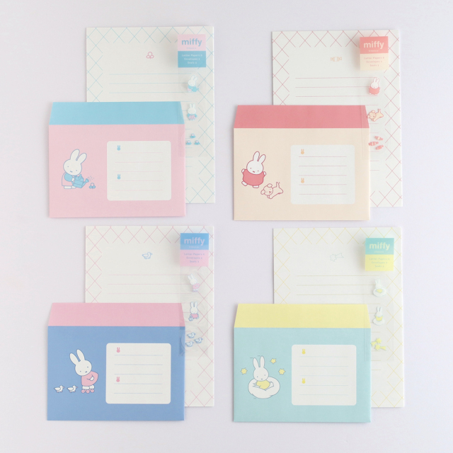 miffy レターセット（star） BM-480 | デザインステーショナリーの