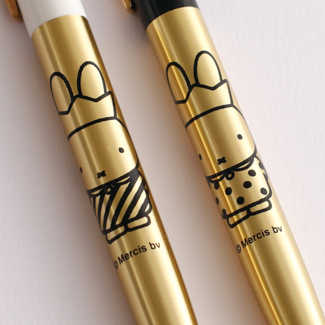 ピンポンワーク　ペンあり　おまけ付き miffy 真鍮ボールペン<Dot> GMB-012 | デザインステーショナリーの