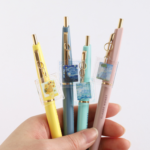 【ハニカム斜め挟み】ハンドメイドボールペン □「BALLPOINT PEN SLEEK」銘木をプラスした丸型ボールペン【名