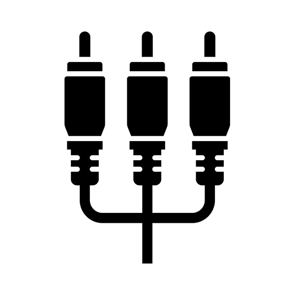 【送料無料】【付属品】ポータブルDVDプレーヤー用AVケーブル AVP-11018-B