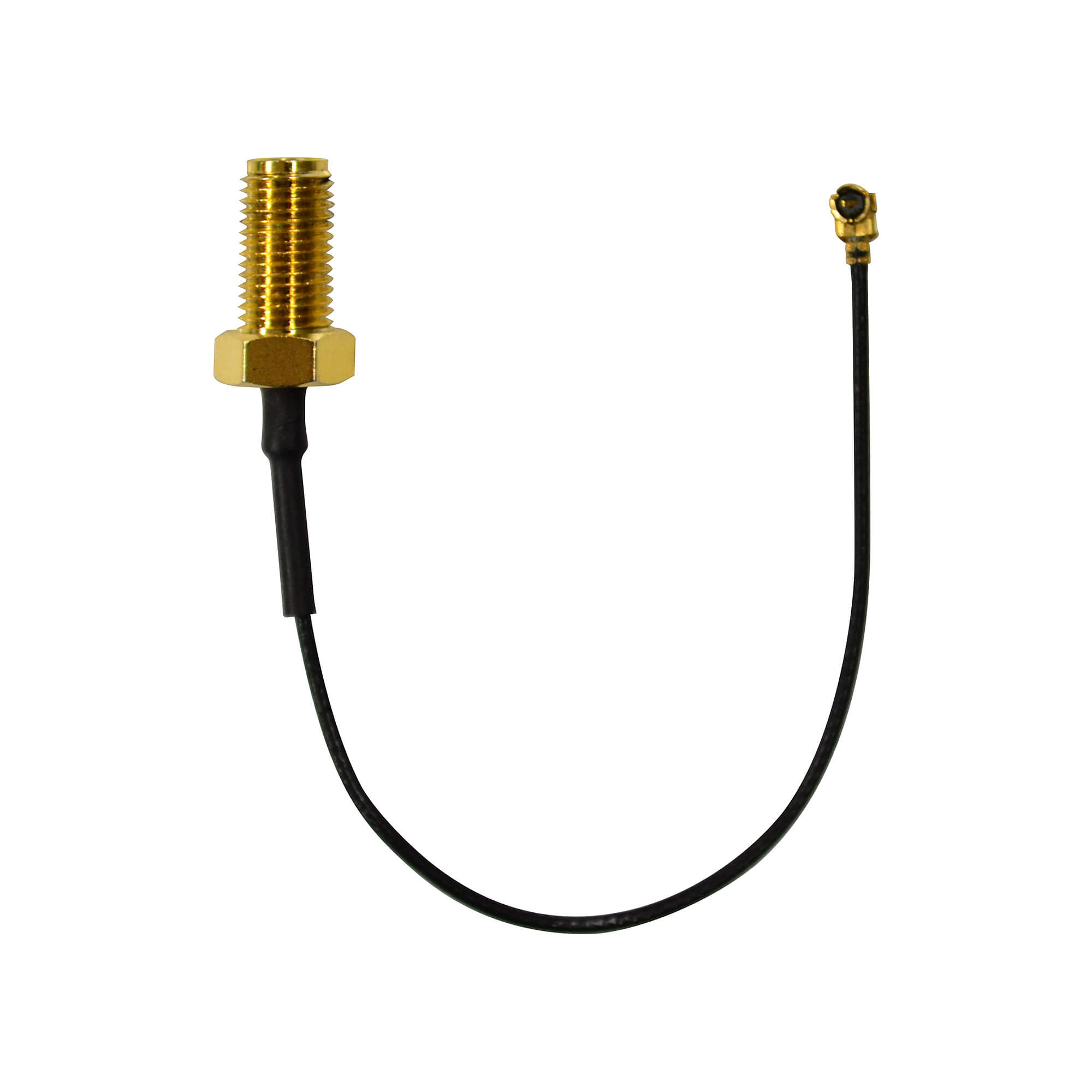 【無線機器】アンテナ変換ケーブル  10cm　SMAメス－UFLメス ANT-CBL グリーンハウス