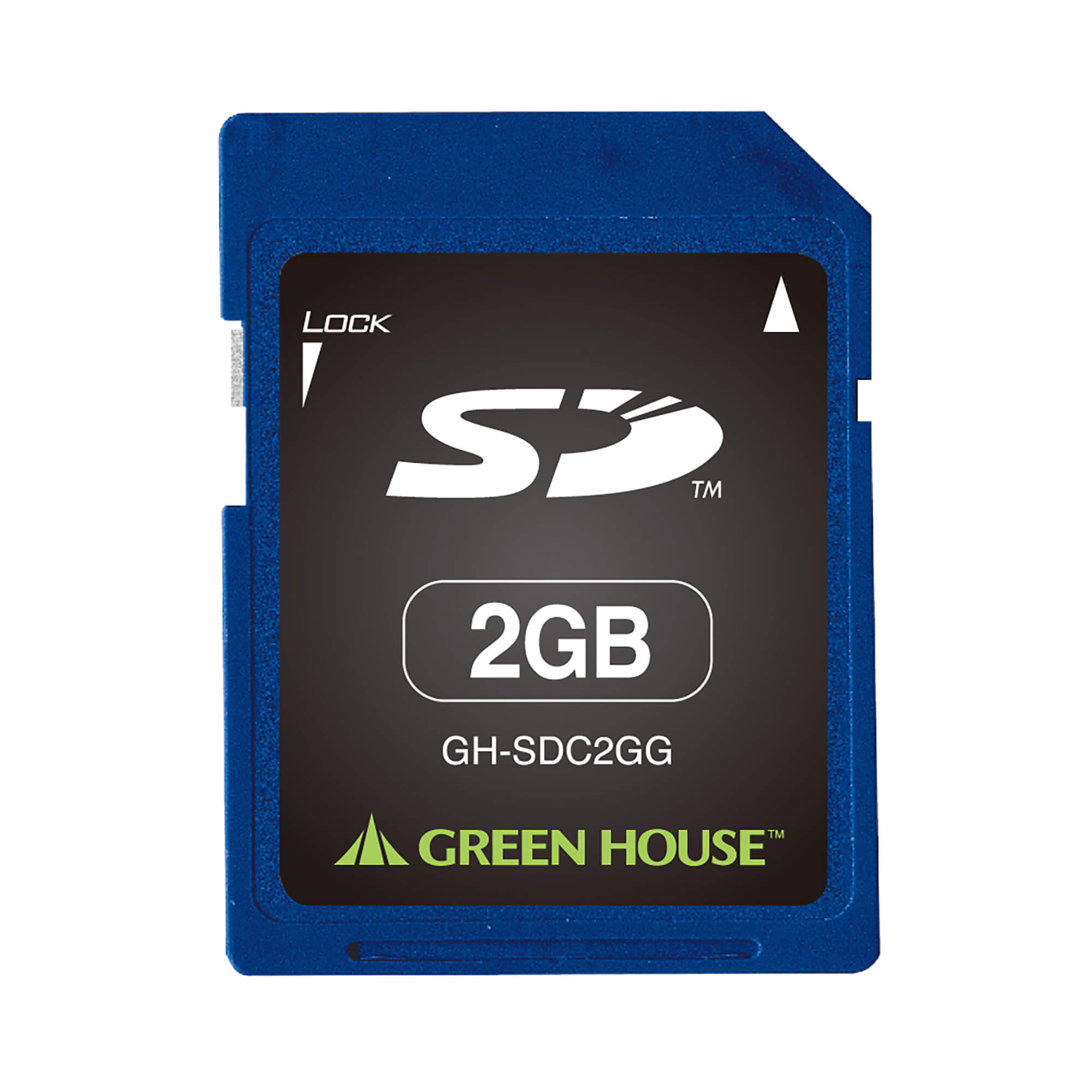 携帯電話やデジタルカメラなどの様々な機器に対応 SDカード 2GB GH-SDC2GG 動作温度0℃～70℃
