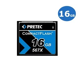 コンパクトフラッシュ バルク品 CFカード CFSP516G 16GB PRETEC 高速変換 ECC機能内蔵 フラッシュカード