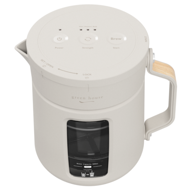 コールドブリュー コーヒーメーカー 水出しコーヒー アイスコーヒー 時短 抽出 グリーンハウス GH-CBCMA FOC