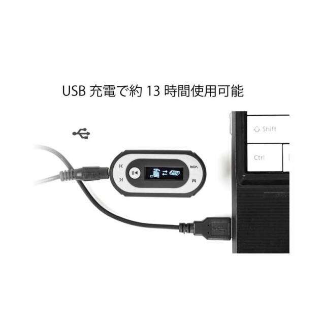 防水MP3プレーヤー 音楽プレーヤー GH-KANAWPA16 RUN用 ランニング用