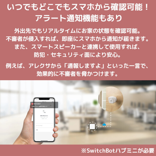 SwitchBot 人感センサー W1101500-GH