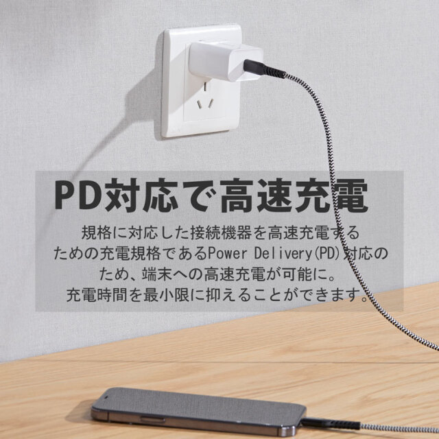 Philips Type-C充電器 急速充電 Power Delivery PD スリム コンパクト