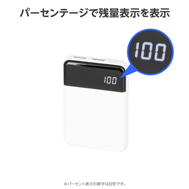 モバイルバッテリー 5000mAh 大容量 小型 軽量 コンパクト USB タイプC typeC 2台同時充電 スマホ PSE認証 iPhone15 グリーンハウス