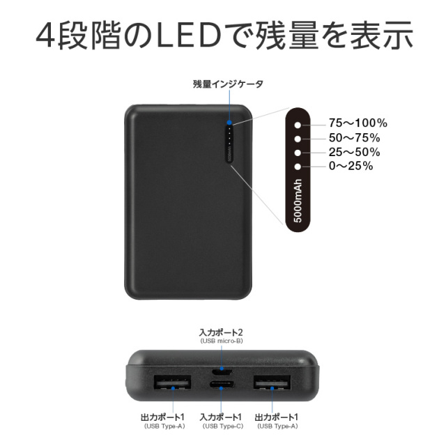 【送料無料】モバイルバッテリー 大容量 10000mAh 小型 軽量 コンパクト USB タイプC typeC スマホ PSE認証 iPhone15 2台同時充電 ニンテンドースイッチ対応 機内持ち込み GH-BTX100