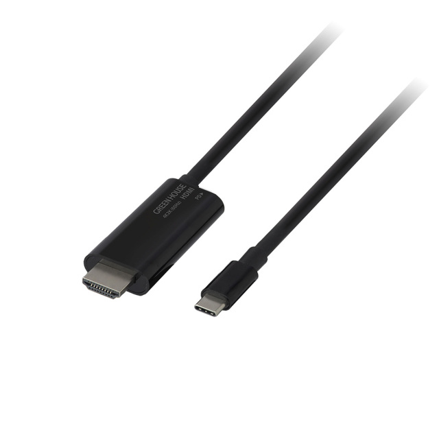 HDMIミラーリングケーブル 2m USB Type-C Altモード パソコン