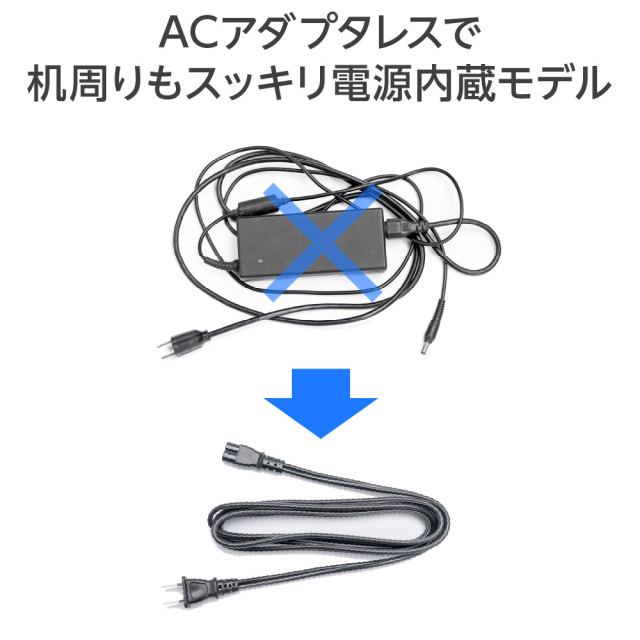 23.8型ワイド フルHD LED液晶ディスプレイ ケーブル1本で 映像入力
