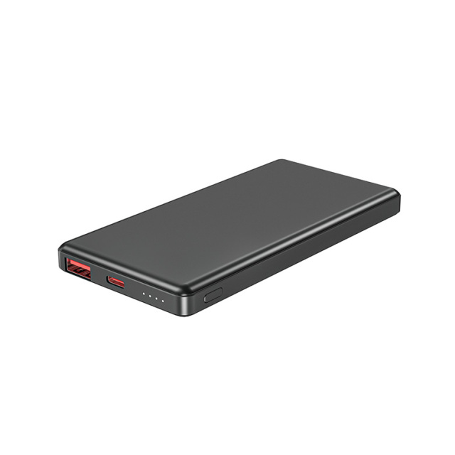 タブレット（モバイルバッテリー付10000mAh エレコム DE-C66-10000BK 薄型コンパクトモバイルバッテリー