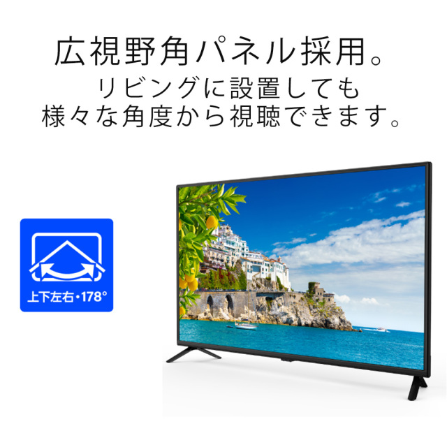 エリックさん専用全国送料込アグレクション48型液晶テレビWチューナー外付HDD録 アウトレット品】32型液晶テレビ HD Wチューナー 広視野角パネル HDMI
