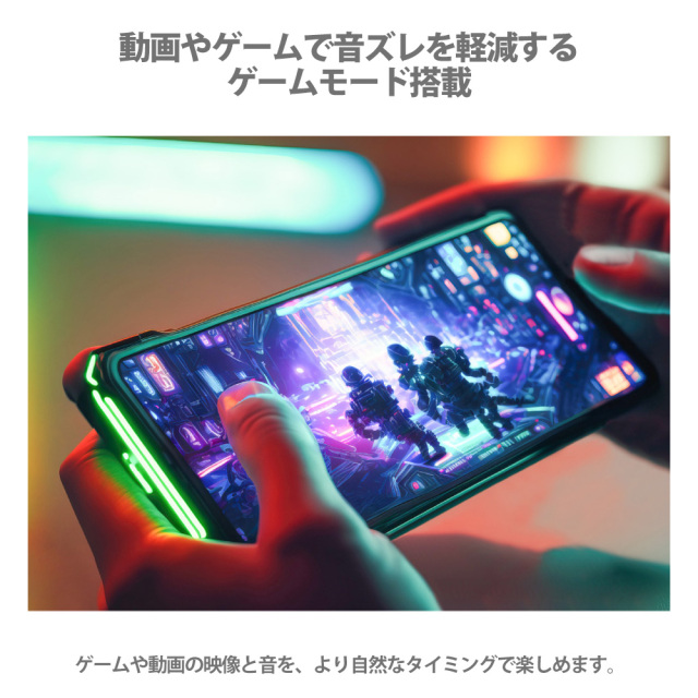 グリーンハウス ワイヤレスイヤホン ケースで操作できる Bluetooth 5.3