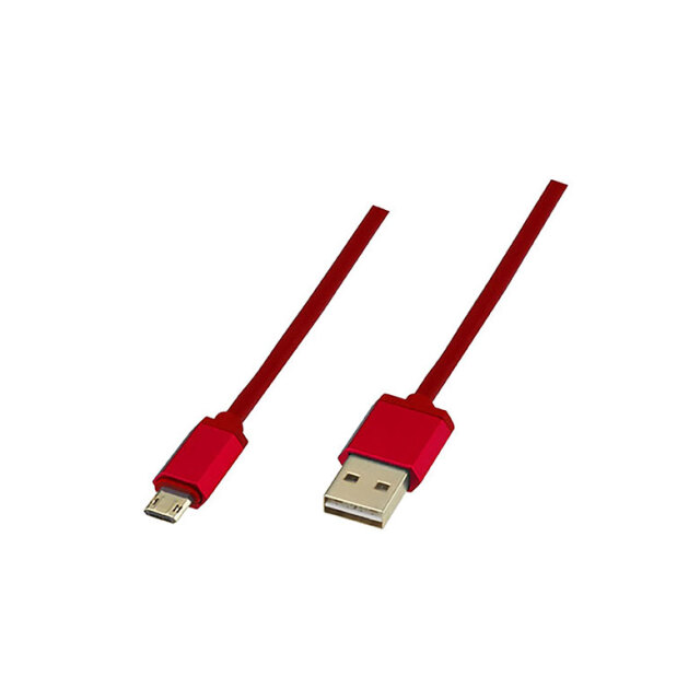 microUSBケーブル 1m リバーシブル 両面挿し 充電 転送 急速充電対応