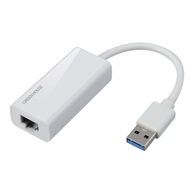 LANアダプタ USB3.0 LAN イーサネット 変換 USB2.0 USB1.1 有線LAN ケーブル USB GH-ULA30BW