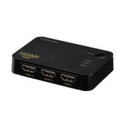 HDMIスプリッター HDMI分配器 3入力 1出力 4K2K対応 HDMIセレクタ USB給電 ゲームモニター GH-HSWB3-BK グリーンハウス