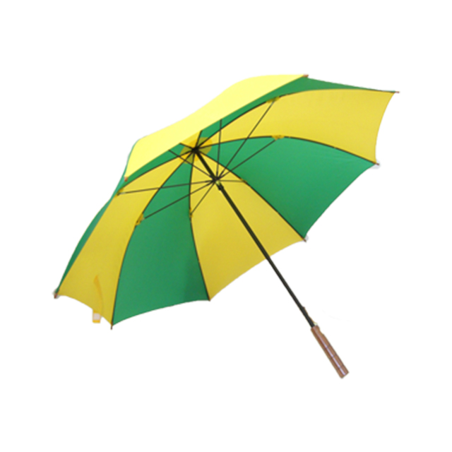 ゴルフ傘 黄×緑（2色コンビ）