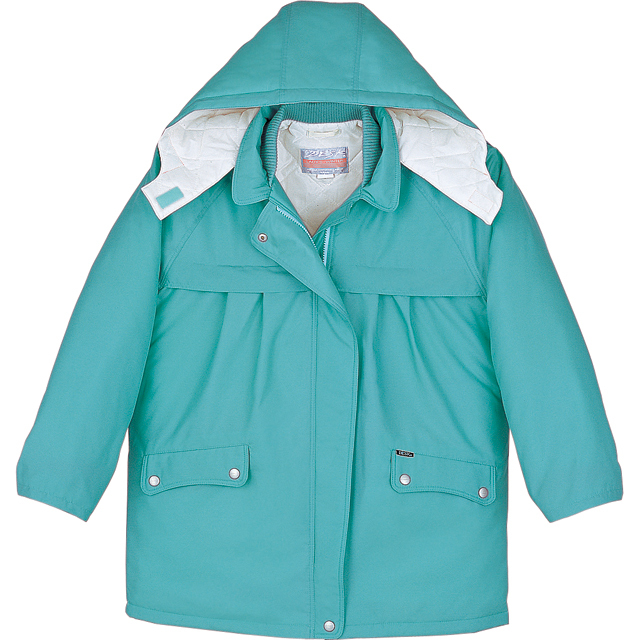 防寒レディースコート（ミントグリーン）