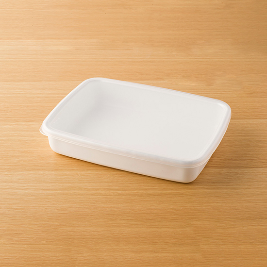 ホワイトシリーズ　レクタングル浅型M