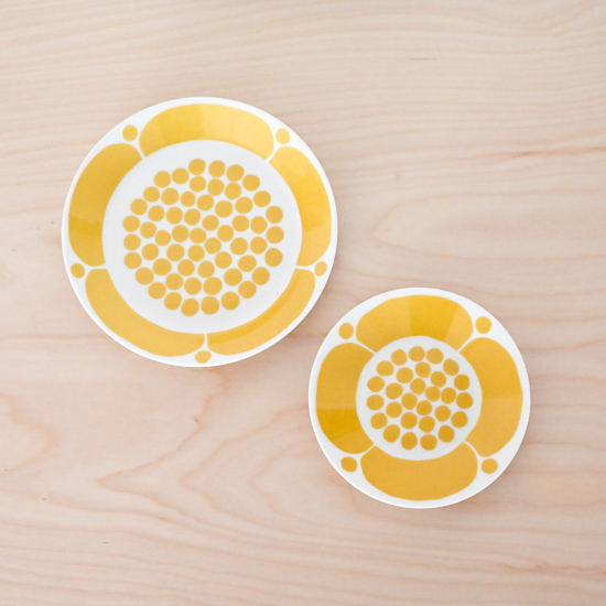 スンヌンタイ　イエロー　プレート16.5cm