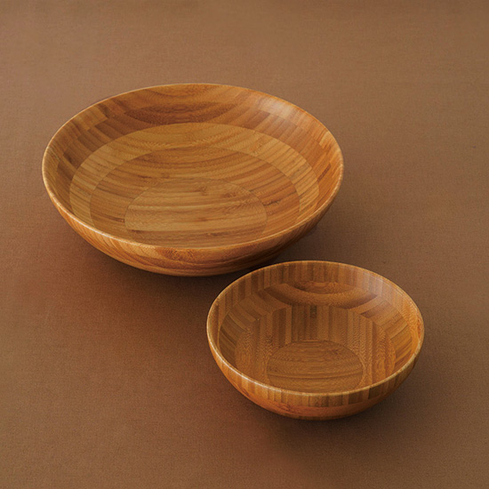 竹のサラダボウル　19.7cm