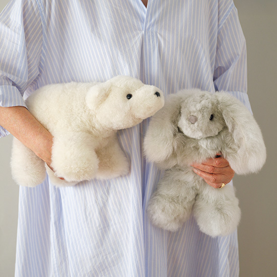 アルパカのぬいぐるみ