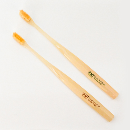 イケモト　白馬毛の歯ブラシ（ふつう・超コンパクトヘッド）