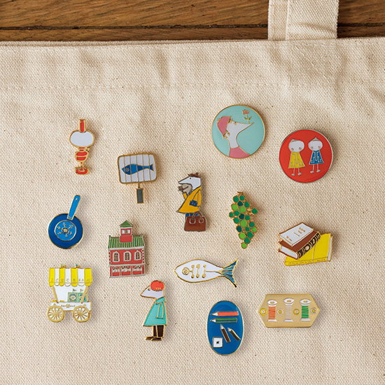 花森安治ピンバッジ