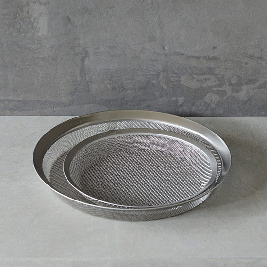 ラバーゼ　ステンレス浅型ざる