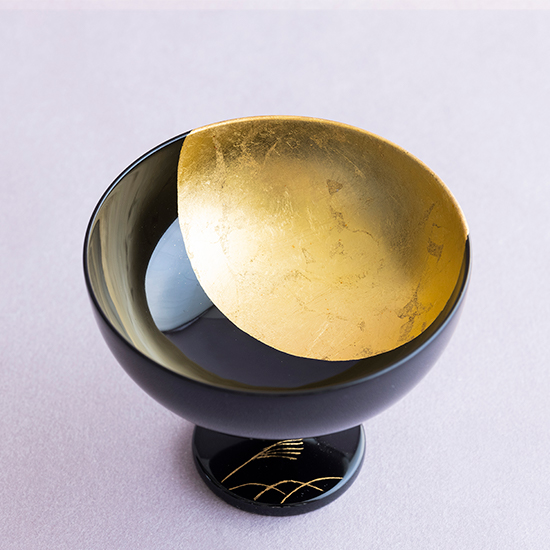 十二ヶ月冷酒杯　9月(十五夜)