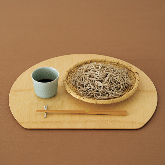 そばざる　平皿　21cm